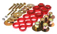 Energy Suspension Hyper-Flex Polyurethane Body Mount Set for Pontiac Firebird, Camaro, Nova (Part #3.4142R) – Red, Complete Subframe Mounts for 1970-1981 Firebird & 1972-1975 Pontiac Models