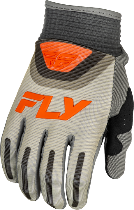Fly Racing Youth F 16 Offroad MX Gloves - Youth Small Grey/Orange