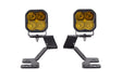 Diode Dynamics 2021 Ford Bronco Sport SS3 LED Ditch Light Kit - Sport Yellow Combo