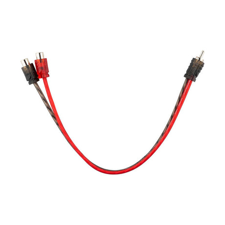 DS18 RCA Level 1 Y Connector - 1 Male to 2 Female for Car Audio Systems