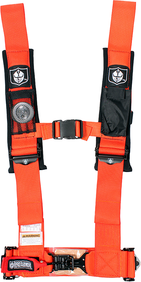 PRO ARMOR A115230OR 5-Point Harness with 3-Inch Shoulder Pads - Fits Off-Road Vehicles