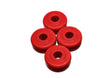 Energy Suspension 16.7102R Front Strut Rod Bushing Set for 1989-1991 Honda Civic and CRX - Red Polyurethane Performance Components