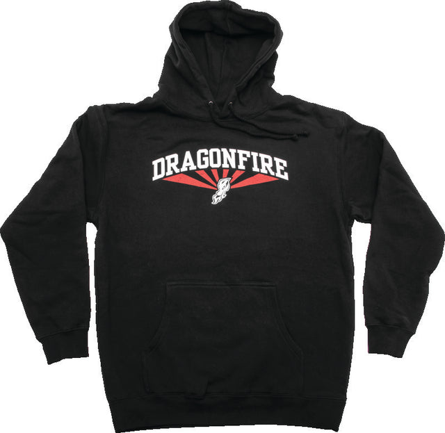 DragonFire Racing DFR AZ Hoodie Black and Red Small - Powersports Apparel