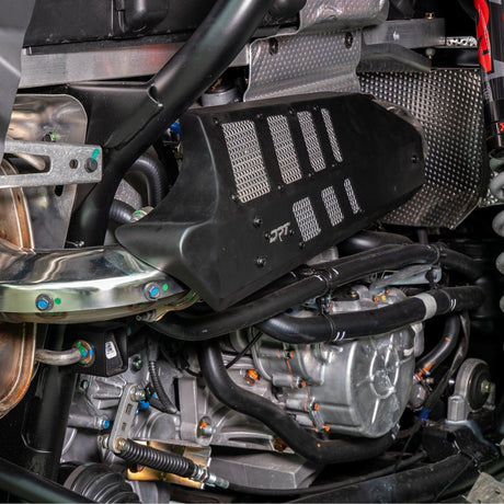 Polaris RZR Pro XP / Turbo R Aluminum Headpipe Shield | DRT Motorsports