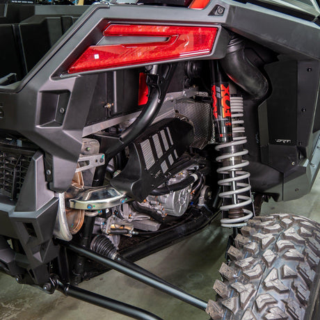 Polaris RZR Pro XP / Turbo R Aluminum Headpipe Shield | DRT Motorsports