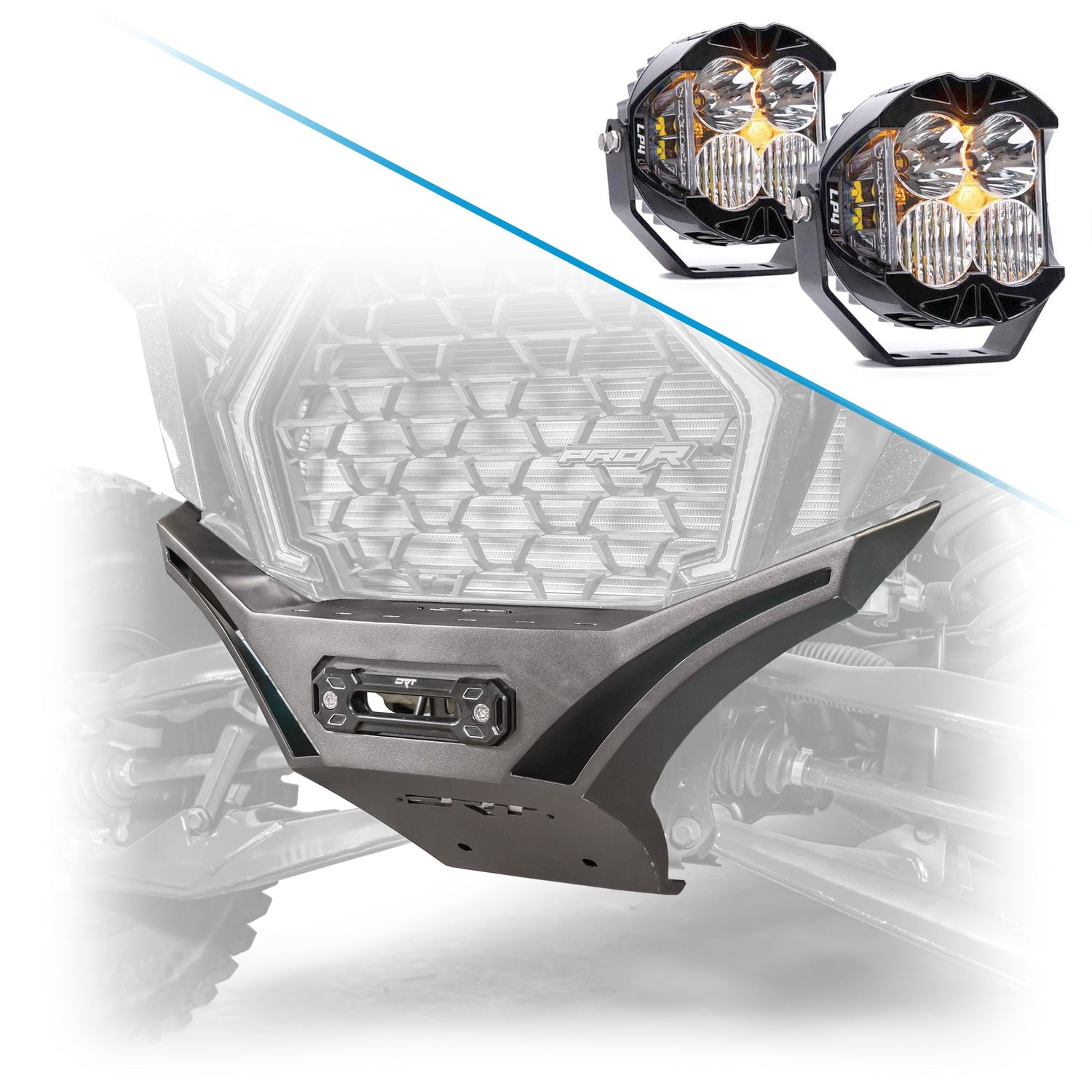 DRT Polaris RZR Pro R /Pro S/Turbo R 2022+ V2.0 Front Winch Bumper