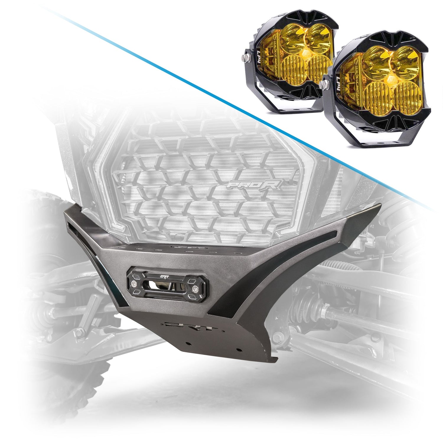 DRT Polaris RZR Pro R /Pro S/Turbo R 2022+ V2.0 Front Winch Bumper