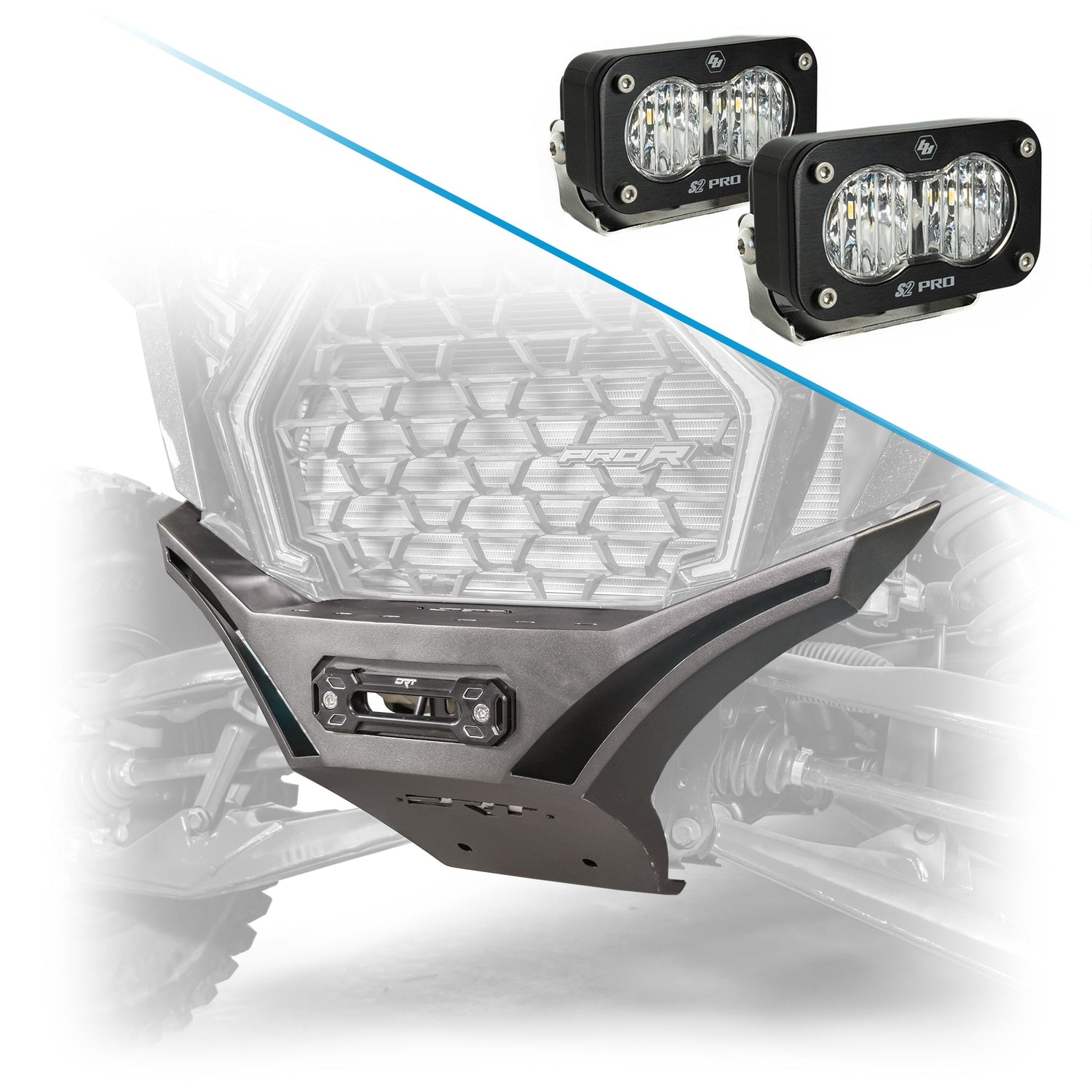 DRT Polaris RZR Pro R /Pro S/Turbo R 2022+ V2.0 Front Winch Bumper