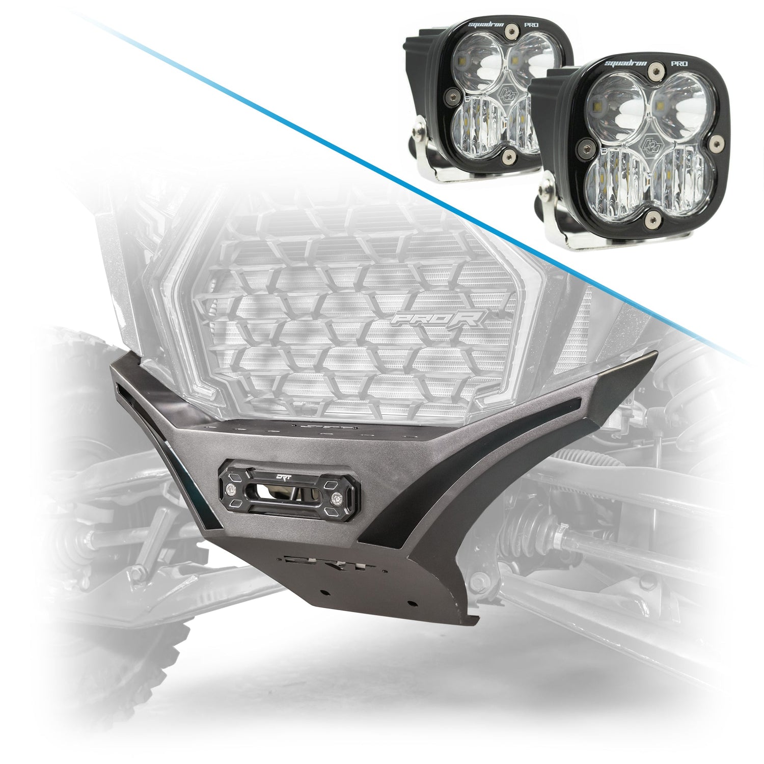 DRT Polaris RZR Pro R /Pro S/Turbo R 2022+ V2.0 Front Winch Bumper