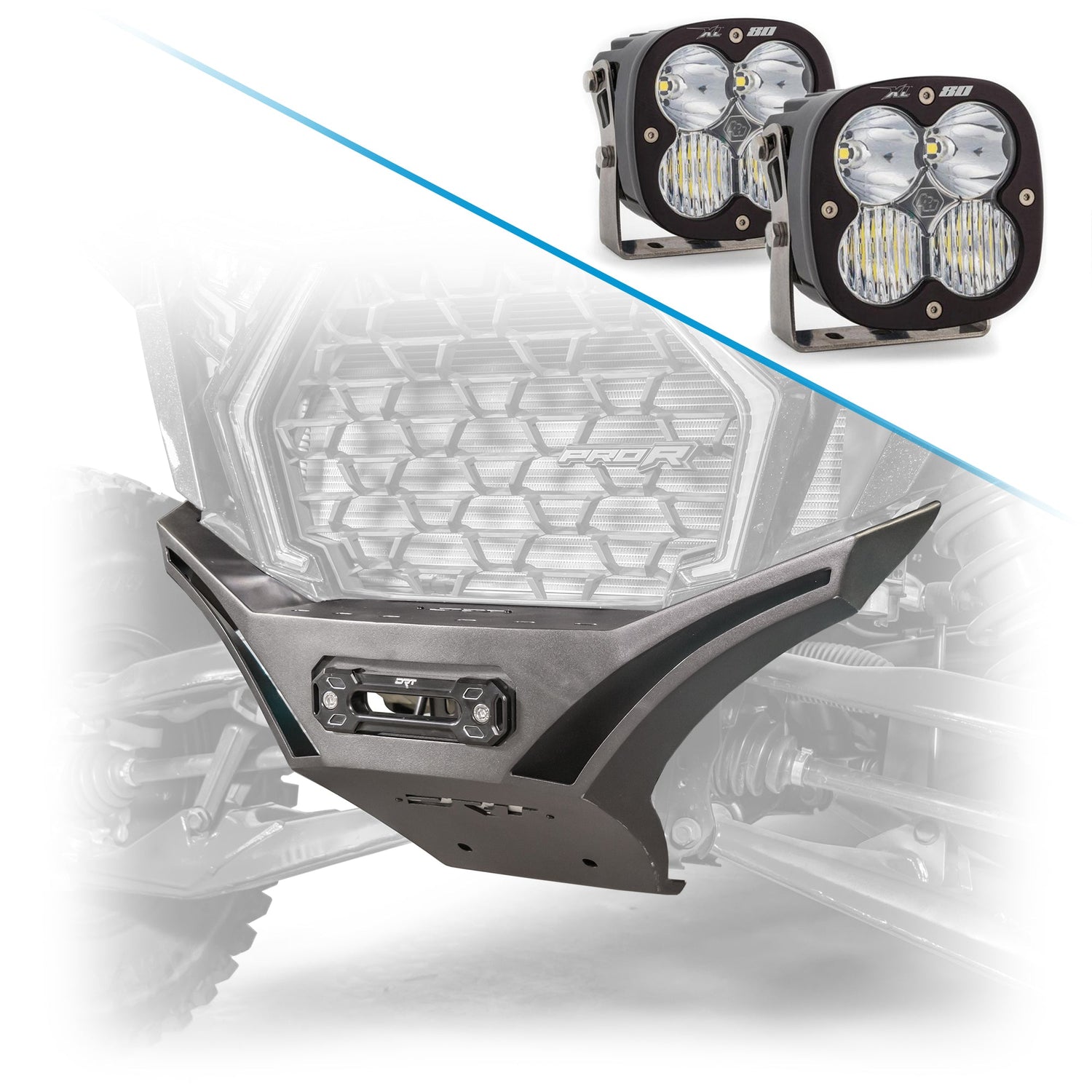 DRT Polaris RZR Pro R /Pro S/Turbo R 2022+ V2.0 Front Winch Bumper