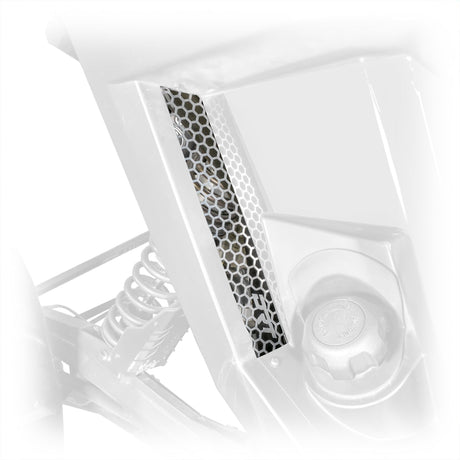 Polaris RZR Pro / Turbo R Aluminum Rear Fender Screen Set | DRT Motorsports