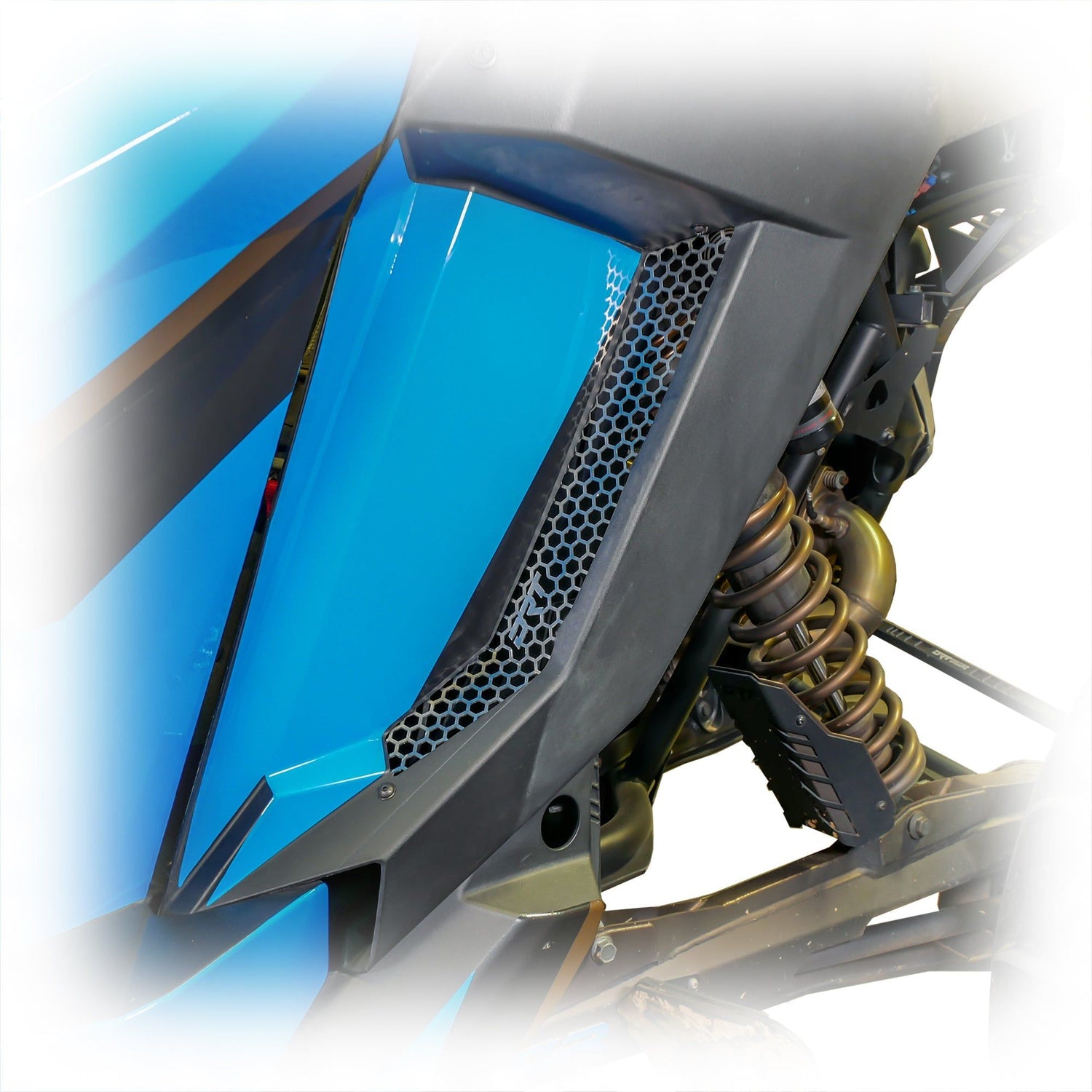 Polaris RZR Pro / Turbo R Aluminum Rear Fender Screen Set | DRT Motorsports
