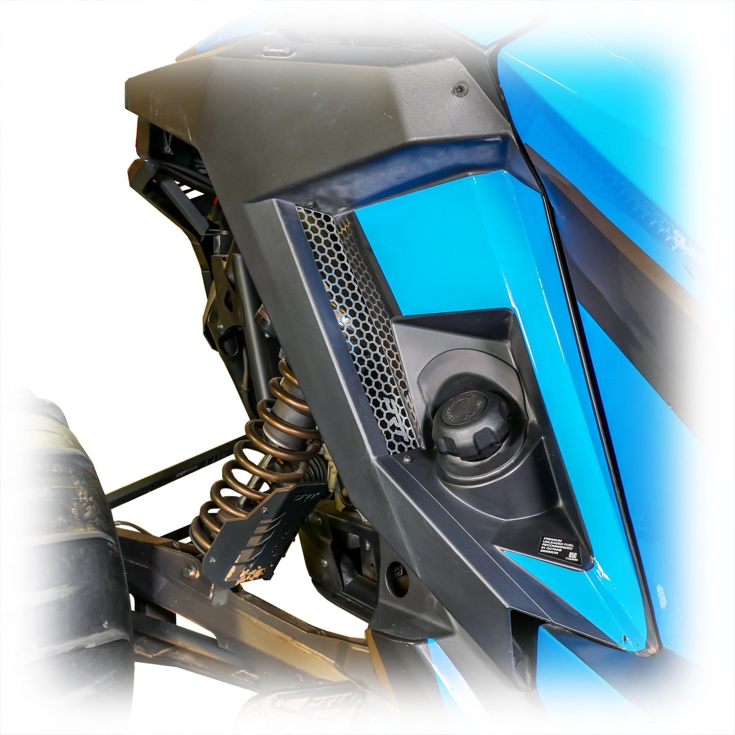 Polaris RZR Pro / Turbo R Aluminum Rear Fender Screen Set | DRT Motorsports