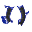 Acerbis 23+ Yamaha YZ450F Frame Guards with X-Grip in Blue/Black – Durable Polycarbonate and Pliable Inner Plastic for Enhanced Grip and Frame Protection