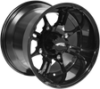 AMS Roll'n 108 Wheel - Rear - 15x10 Inch Black - Fits 4/137 Bolt Pattern with Center Cap - Part Number 5000-032BS