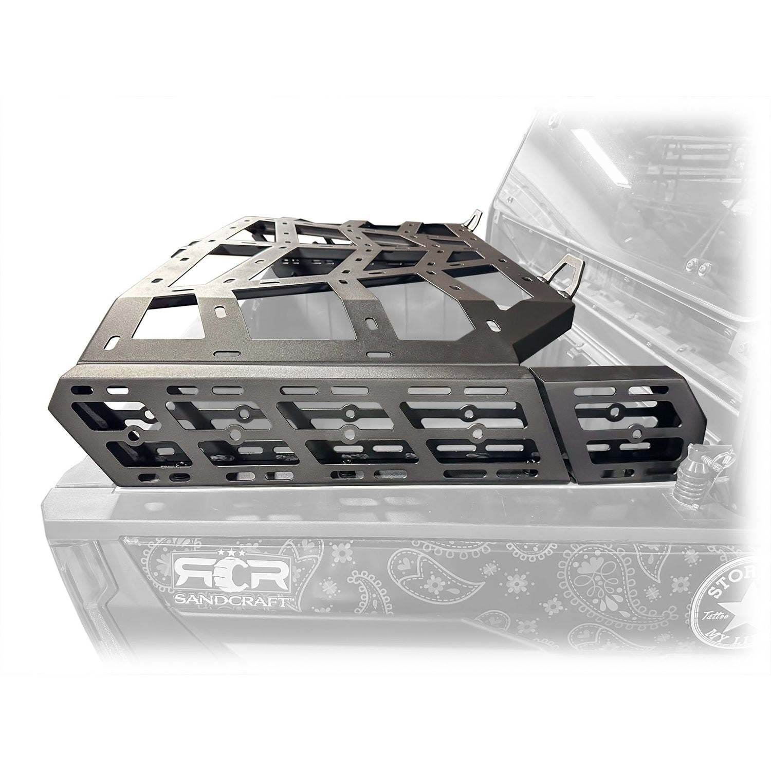 Polaris Xpedition Chase Rack / Tire Carrier System | DRT Motorsports