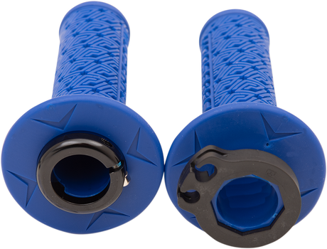 MOOSE OFFROAD 36 Series Lock-On Grips - Blue/Black B36MRU-B