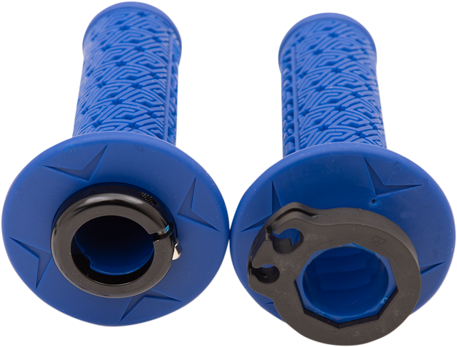 MOOSE OFFROAD 36 Series Lock-On Grips - Blue/Black B36MRU-B