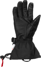 Fly Racing Title Heated Gauntlet Gloves Grey/Black/Red – Perfect for Off-Road and Motocross Riders