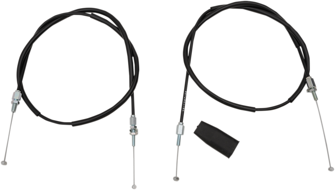 MOOSE OFFROAD Black Vinyl Throttle Cable - 36-1/4" - Honda 45-1264