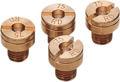 EBC A-Bax Precision Mikuni-Style Slot Head (SJ Prefix) Main Jets - #97.5 - 4-Pack SJ97.5-4