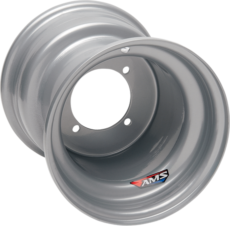 AMS Steel Wheel - Rear - Chrome 9x9 for ATV - Part Number 9923-697