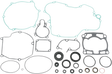 Moose Offroad Kawasaki 811430MSE Motor Gasket Kit with Oil Seals for Engine and Transmission Rebuilds