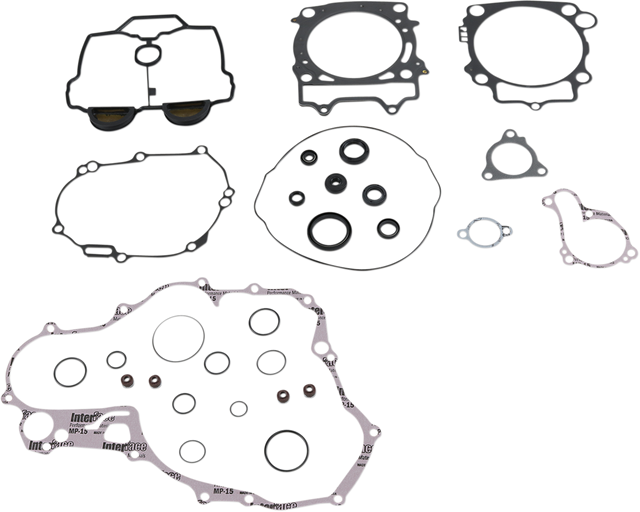 Moose Offroad Complete Motor Gasket Kit with Oil Seals for Yamaha 811997MSE – Engine and Transmission Rebuild Kit