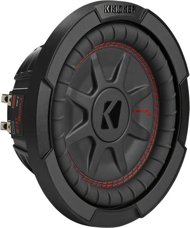 KICKER 8-inch CompRT Subwoofer 300W Model 48CWRT82 for Car and Marine Audio