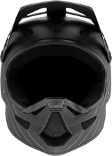 100% Status Helmet - Black Small with Active Cooling System, Fiberglass Shell, and Adjustable Visor for Motorcycle and ATV Riders