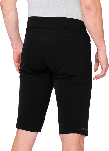 100% Celium Shorts - Black with BOA® Fit System - US 30 Fitment