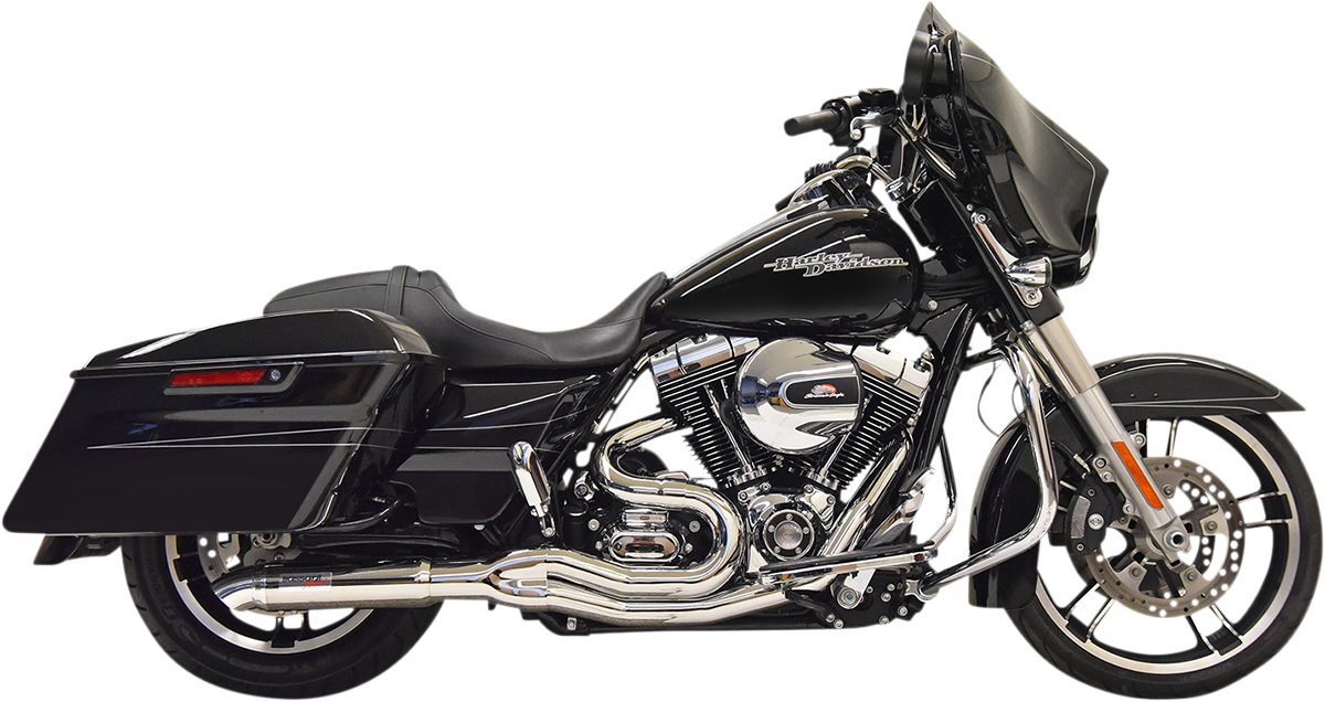 BASSANI XHAUST 2:1 Exhaust - Chrome 1F68C