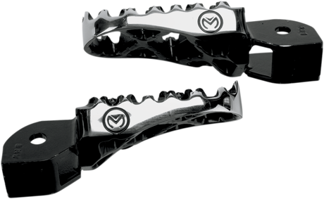 Moose Offroad Hybrid Foot Pegs for BMW - Part Number STBMW-B - 1/2" Offset for Enhanced Comfort and Traction