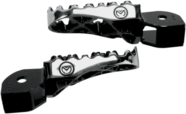 Moose Offroad Hybrid Foot Pegs for BMW - Part Number STBMW-B - 1/2" Offset for Enhanced Comfort and Traction