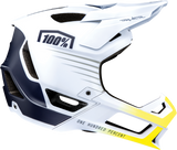 100% Trajecta Helmet with Fidlock - Black/White Large for Enduro & All Mountain Bikes