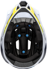 100% Trajecta Helmet with Fidlock Buckle - Black/White - XL for Enduro and All Mountain Bikes