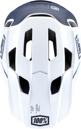 100% Trajecta Helmet with Fidlock Buckle - Black/White - XL for Enduro and All Mountain Bikes