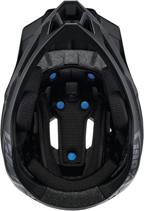 100% Trajecta Helmet with Fidlock - Black, XL - Full Face Enduro and All Mountain Motorcycle Helmet