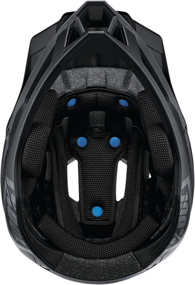 100% Trajecta Helmet with Fidlock - Black, XL - Full Face Enduro and All Mountain Motorcycle Helmet