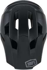 100% Trajecta Helmet with Fidlock - Black, XL - Full Face Enduro and All Mountain Motorcycle Helmet