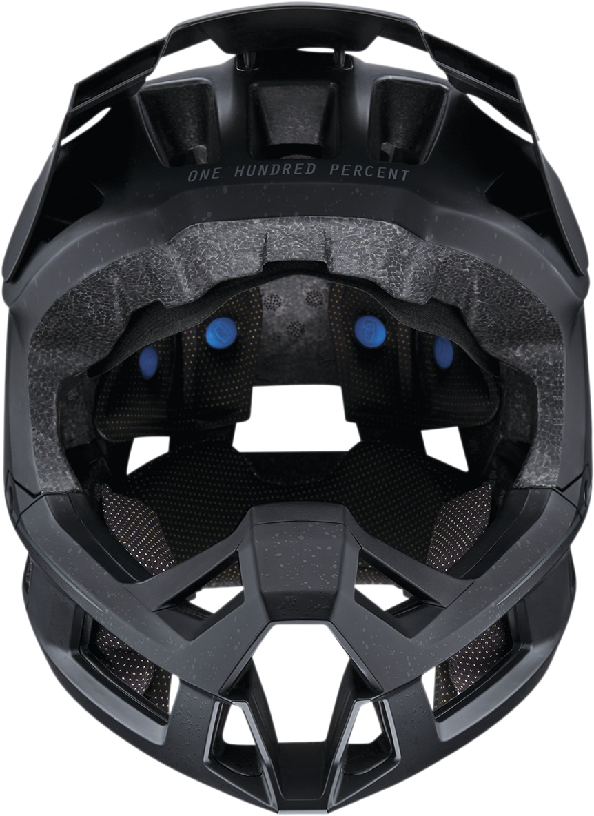 100% Trajecta Helmet with Fidlock - Black, XL - Full Face Enduro and All Mountain Motorcycle Helmet