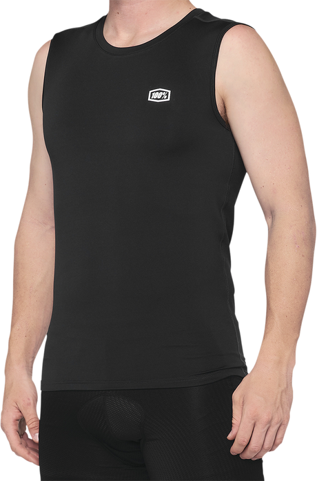 100% Basecamp Sleeveless Base Layer for Men - Black, XL | Model 40046-00003 | Fits Athletic and Outdoor Vehicles