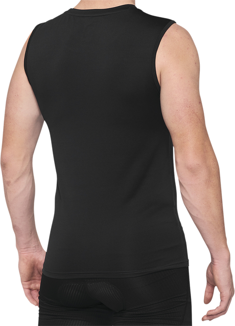 100% Basecamp Sleeveless Base Layer for Men - Black, XL | Model 40046-00003 | Fits Athletic and Outdoor Vehicles