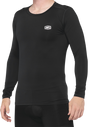 100% Basecamp Long-Sleeve Base Layer for Vehicles - Black, Small (Part #40045-00000)
