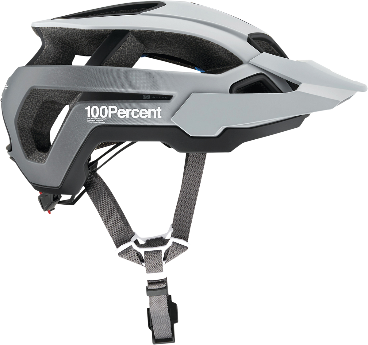 100% Altec Helmet with Fidlock Buckle - Gray, XS/S – CPSC and CE Certified – Perfect for Motocross and Off-Road Riding