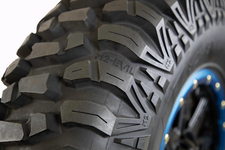 AMS M2 Evil 28x10R14 All-Terrain Tire for ATV/UTV with Sidewall Protection and Long-Lasting Rubber Compound