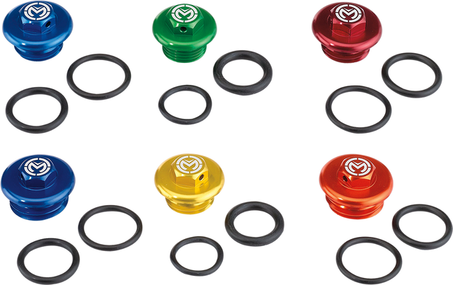 MOOSE OFFROAD Oil Cap Kit - Red - Honda T14-6302R