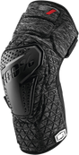 100% Surpass Knee Guards - Heather Gray/Black, Medium – Impact-Absorbing Protective Gear for Mountain Biking and Trail Riding