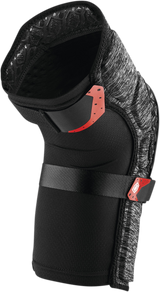 100% Surpass Knee Guards - Heather Gray/Black Small - Impact-Absorbing Protective Gear for BMX, Mountain Bike, Downhill, and Trail Riding