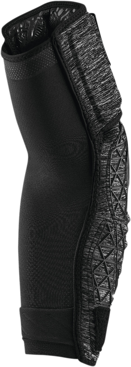 100% Surpass Elbow Guards - Heather Gray/Black, Medium - Impact-Resistant Cycling Protective Gear for Off-Road and Mountain Bikes